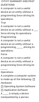 CIT217 SUMMARY AND PAST QUESTIONS.pdf